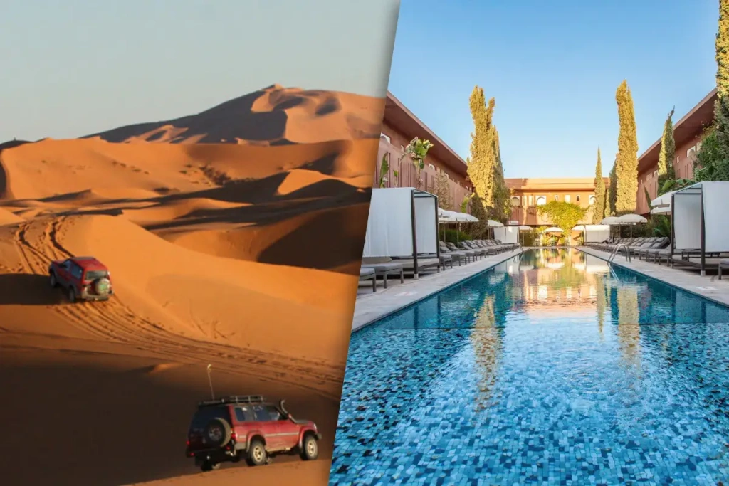 Circuit Coralia Le Sud Marocain en 4x4 & Extension Club Eldorador Kenzi Agdal Medina 5*