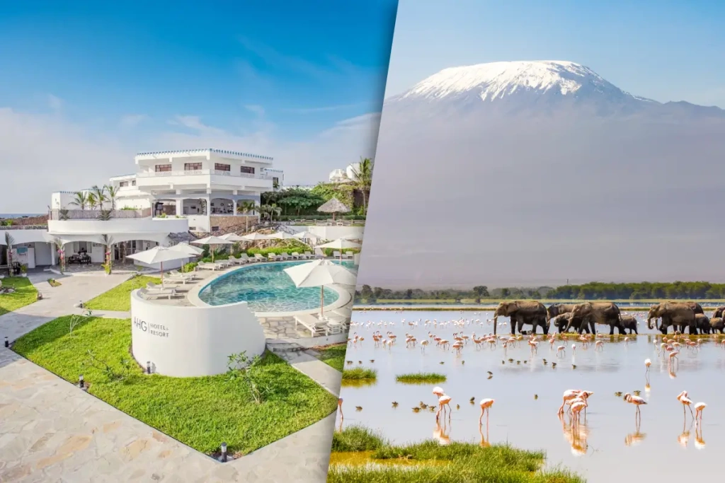 Safari Tsavo East - Amboseli - Tsavo West 3 nuits et Séjour au Kappa Club AHG Lion Beach Resort 4*nl