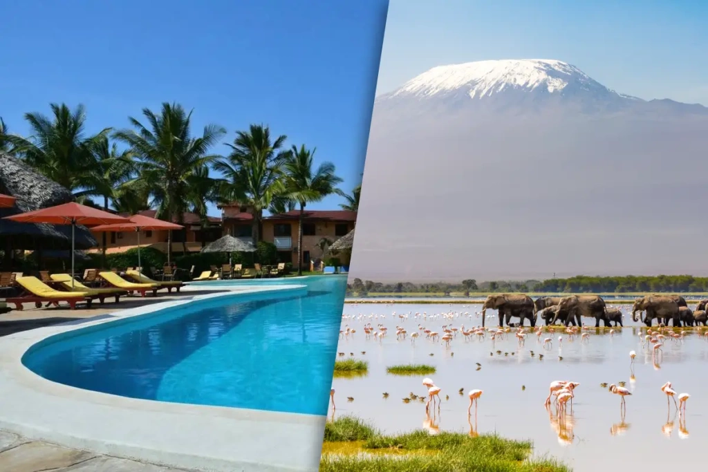 Safari Tsavo East - Amboseli - Tsavo West 3 nuits et Séjour au KAPPA CLUB Crystal Bay Resort 4*nl