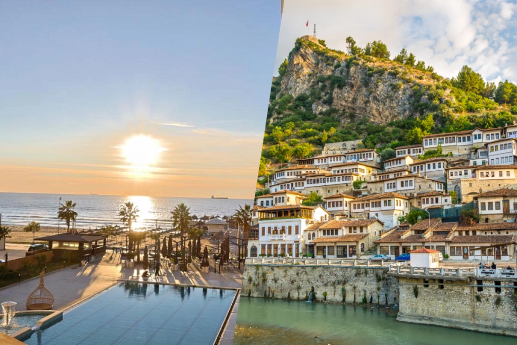 Circuit Albanie Trésors de l'Adriatique depuis l'hôtel Bleart 4*