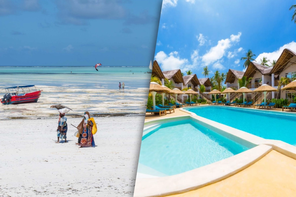 Safari Saadani Kasa Bay par bateau 2 nuits et Séjour Au Club Coralia Olzadia Boutique Hotel 4*