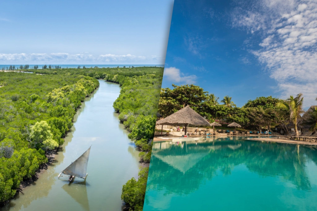 Safari Saadani Kasa Bay par bateau 2 nuits et Séjour Au Kappa Club Karafuu Beach Resort 5*