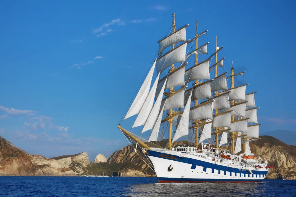 Les îles Grenadines à bord du Royal Clipper croisière accompagnée par Pierre Kroll